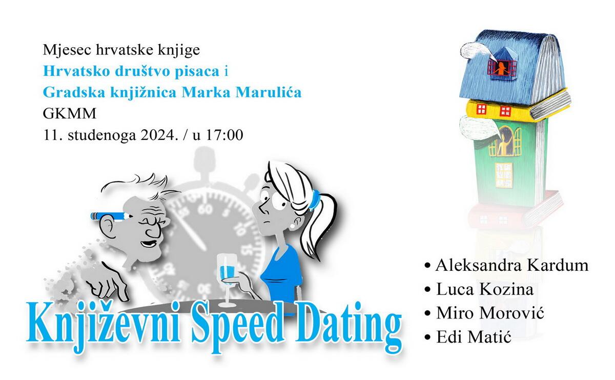 KNJIŽEVNI SPEED DATING - najava